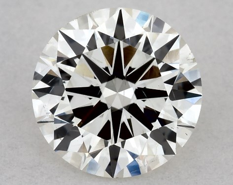 IGI 0.81 Carat H-SI1 Excellent Cut Round Diamond