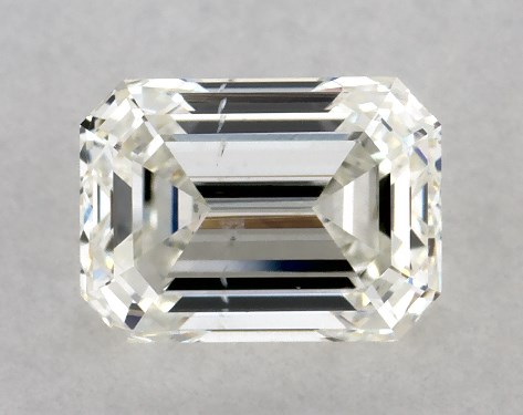 IGI 1.00 Carat H-SI1 Very Good Cut Emerald Diamond