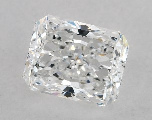 GIA 0.77 Carat F-VS1 Ideal Cut Radiant Diamond