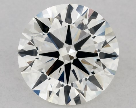 IGI 0.51 Carat H-VS1 Excellent Cut Round Diamond