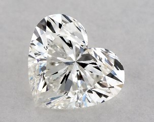 GIA 0.72 Carat H-SI1 Ideal Cut Heart Diamond
