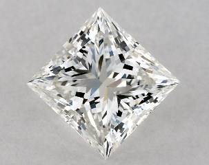 GIA 0.75 Carat H-IF Ideal Cut Princess Diamond