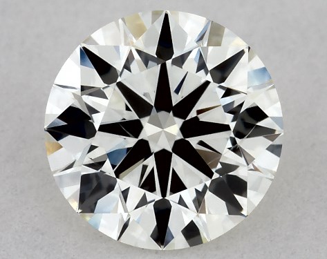 IGI 0.80 Carat H-SI1 Excellent Cut Round Diamond