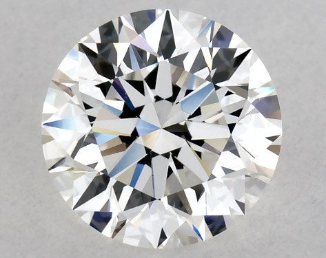 This 1 carat round diamond F color IF clarity has Excellent proportions and a diamond grading report from IGI