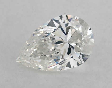 IGI 1.00 Carat G-SI1 Very Good Cut Pear Diamond
