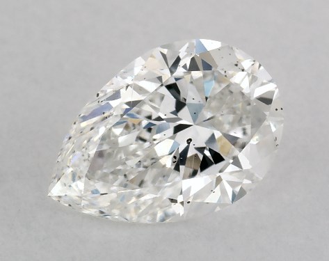 GIA 1.00 Carat F-SI1 Very Good Cut Pear Diamond