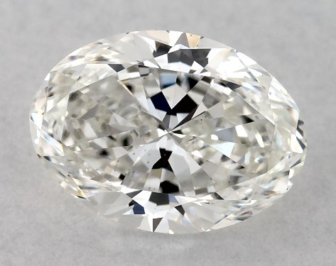 GIA 1.00 Carat H-VS2 Ideal Cut Oval Diamond