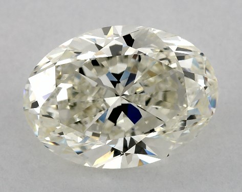 This 2 carat oval diamond J color VS1 clarity has Very Good proportions and a diamond grading report from GIA