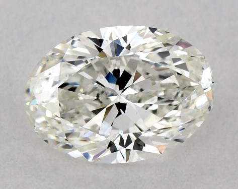 GIA 1.00 Carat H-VS2 Very Good Cut Oval Diamond