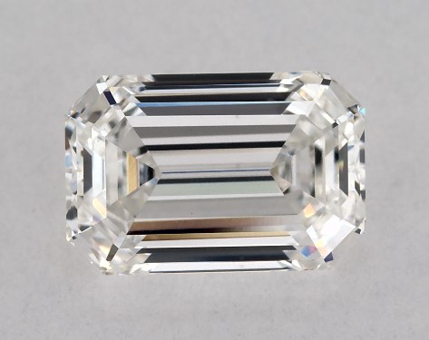 IGI 1.57 Carat F-VS1 Ideal Cut Emerald Lab-Grown Diamond