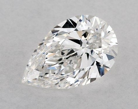GIA 1.01 Carat E-SI1 Ideal Cut Pear Diamond