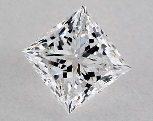 GIA 0.75 Carat D-VS2 Ideal Cut Princess Diamond