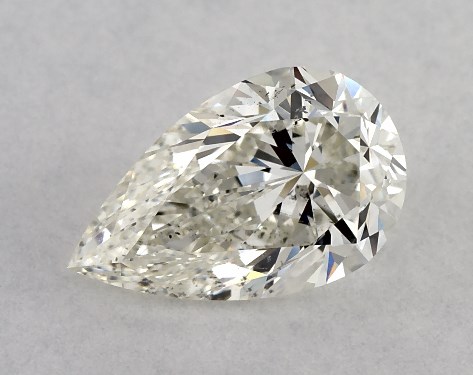 IGI 1.00 Carat H-SI1 Very Good Cut Pear Diamond