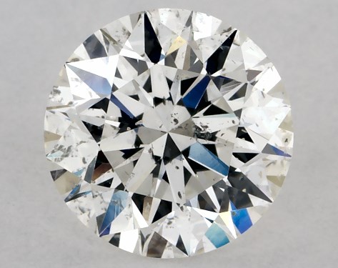 GIA 1.00 Carat H-SI2 Excellent Cut Round Diamond