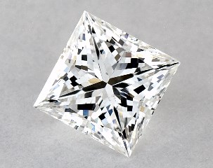 GIA 0.75 Carat F-SI1 Ideal Cut Princess Diamond