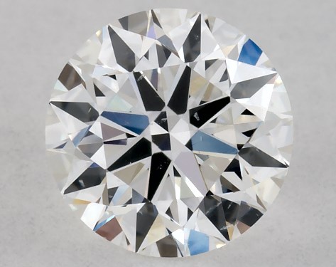 GIA 0.57 Carat F-SI1 Excellent Cut Round Diamond