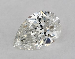 GIA 0.80 Carat H-SI1 Very Good Cut Pear Diamond