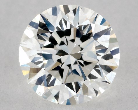 GIA 0.59 Carat H-SI1 Very Good Cut Round Diamond