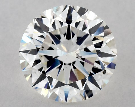 GIA 3.01 Carat G-SI1 Excellent Cut Round Diamond