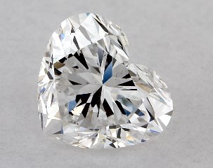 GIA 0.78 Carat E-SI1 Ideal Cut Heart Diamond