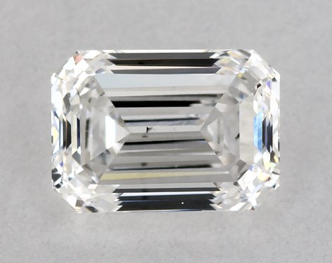 GIA 1.01 Carat F-VS2 Good Cut Emerald Diamond