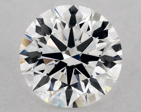 This Lab-Grown diamond 1.5 carat round E color VS2 clarity has Ideal proportions and a diamond grading report from IGI