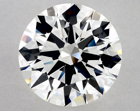 GIA 4.02 Carat H-VS1 Excellent Cut Round Diamond