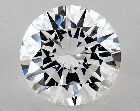 GIA 3.09 Carat H-SI1 Excellent Cut Round Diamond