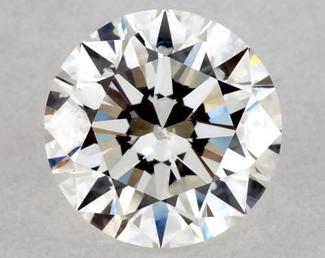 GIA 1.00 Carat H-SI2 Excellent Cut Round Diamond