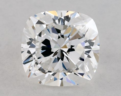 This 0.7 carat cushion diamond E color VS1 clarity has Ideal proportions and a diamond grading report from GIA