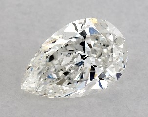 GIA 0.82 Carat G-SI1 Very Good Cut Pear Diamond