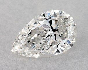 GIA 0.80 Carat F-SI1 Ideal Cut Pear Diamond