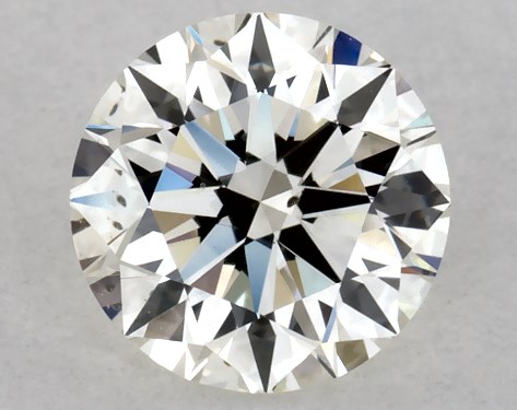 IGI 0.51 Carat H-SI1 Excellent Cut Round Diamond