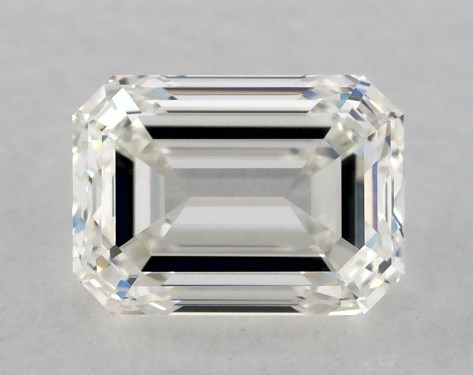 IGI 1.00 Carat H-VVS1 Very Good Cut Emerald Diamond