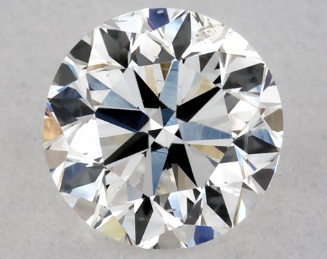GIA 0.50 Carat E-SI1 Very Good Cut Round Diamond