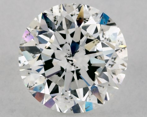 GIA 1.01 Carat H-SI2 Very Good Cut Round Diamond
