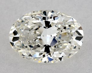 GIA 0.80 Carat H-VVS2 Very Good Cut Oval Diamond