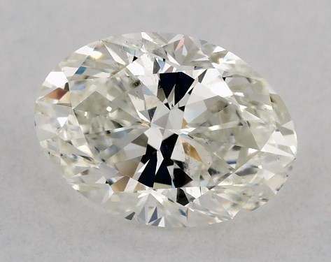 IGI 1.00 Carat H-SI1 Very Good Cut Oval Diamond