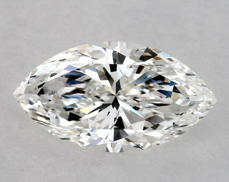 IGI 1.00 Carat F-SI1 Excellent Cut Marquise Diamond