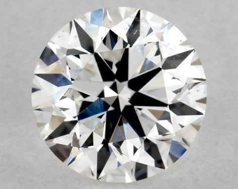GIA 1.00 Carat H-SI1 Very Good Cut Round Diamond