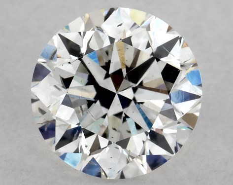 This 1.01 carat round diamond H color SI2 clarity has Very Good proportions and a diamond grading report from GIA
