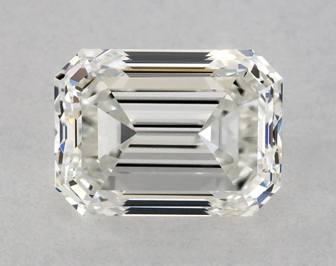 GIA 1.01 Carat H-VS1 Good Cut Emerald Diamond