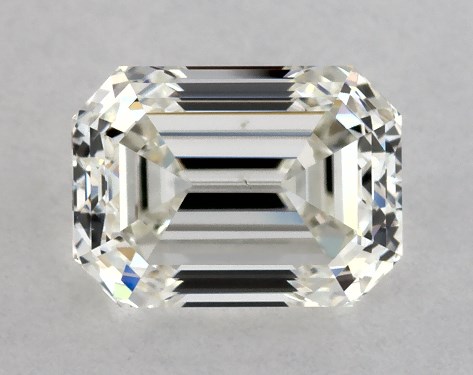 IGI 1.00 Carat H-VS2 Very Good Cut Emerald Diamond