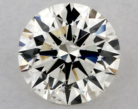 IGI 2.04 Carat H-SI1 Excellent Cut Round Diamond