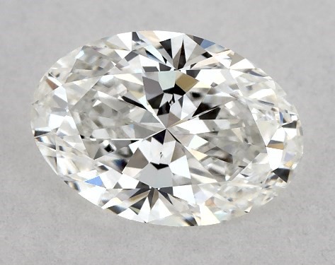 This 0.82 carat oval diamond F color VVS1 clarity has Ideal proportions and a diamond grading report from GIA