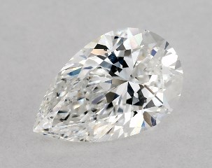 GIA 0.74 Carat F-SI1 Very Good Cut Pear Diamond