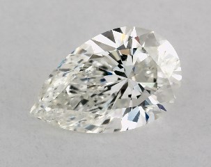 GIA 0.80 Carat H-SI1 Very Good Cut Pear Diamond