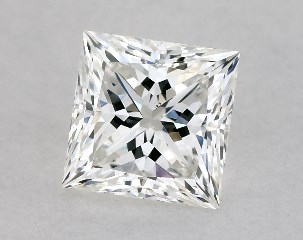 GIA 0.77 Carat G-VS2 Ideal Cut Princess Diamond