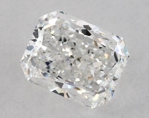 GIA 0.72 Carat F-VS1 Ideal Cut Radiant Diamond