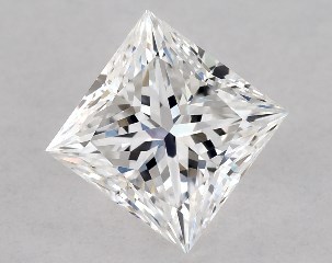 GIA 0.78 Carat F-VVS2 Ideal Cut Princess Diamond